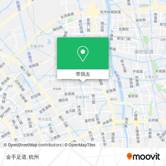 金手足道地图