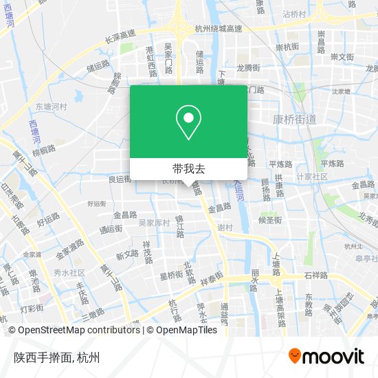 陕西手擀面地图