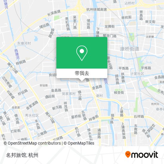 名邦旅馆地图