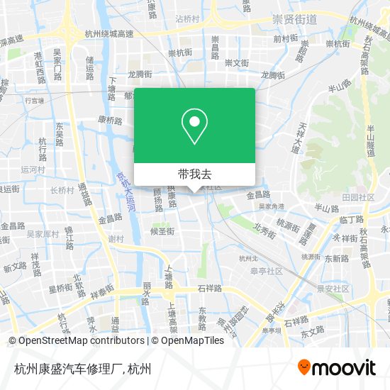 杭州康盛汽车修理厂地图