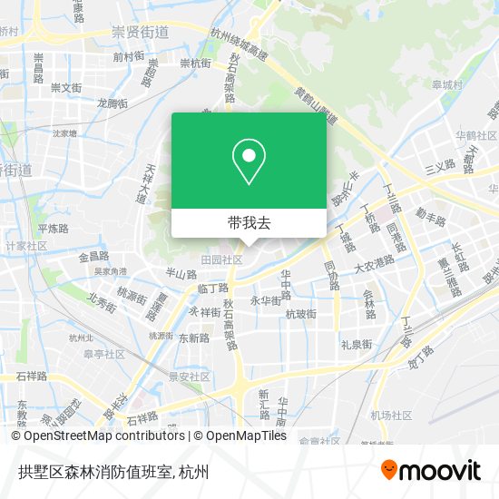 拱墅区森林消防值班室地图