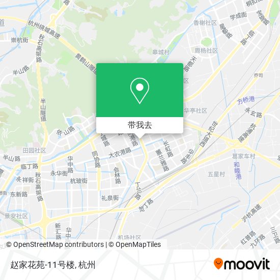 赵家花苑-11号楼地图