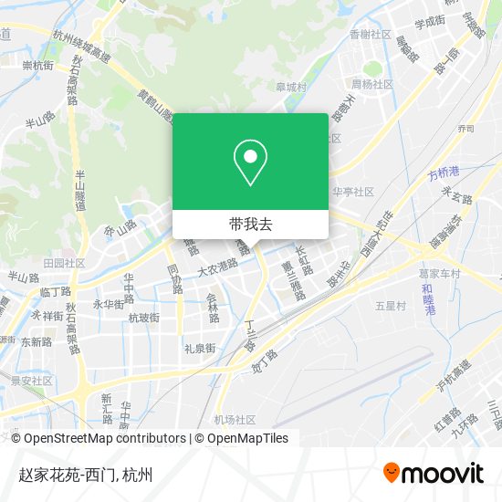 赵家花苑-西门地图