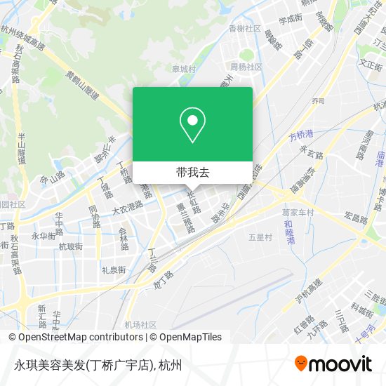永琪美容美发(丁桥广宇店)地图