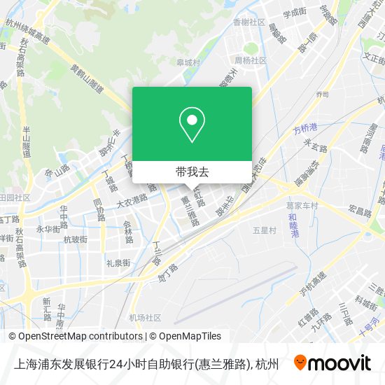 上海浦东发展银行24小时自助银行(惠兰雅路)地图