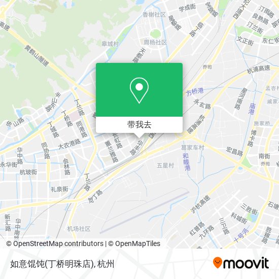 如意馄饨(丁桥明珠店)地图