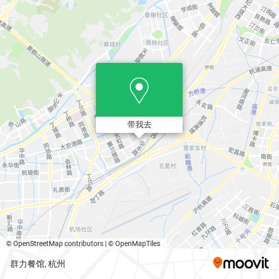 群力餐馆地图