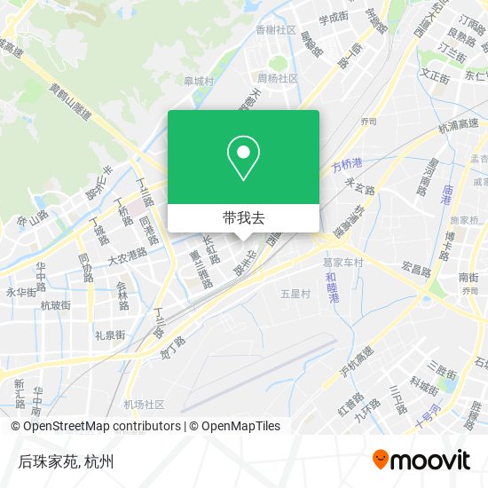 后珠家苑地图