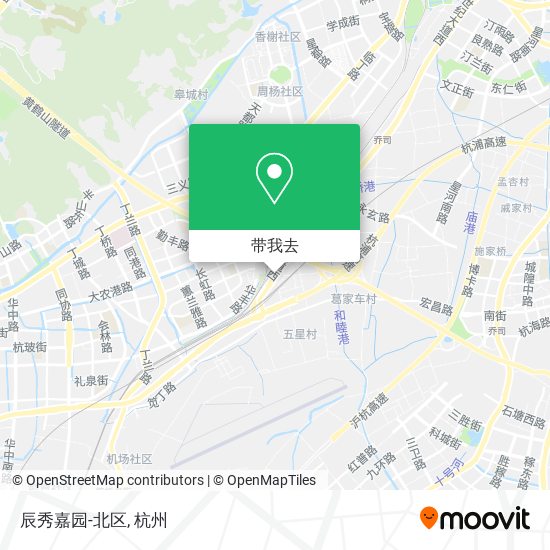 辰秀嘉园-北区地图