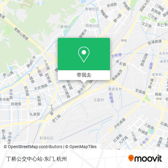 丁桥公交中心站-东门地图