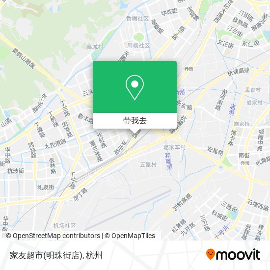 家友超市(明珠街店)地图