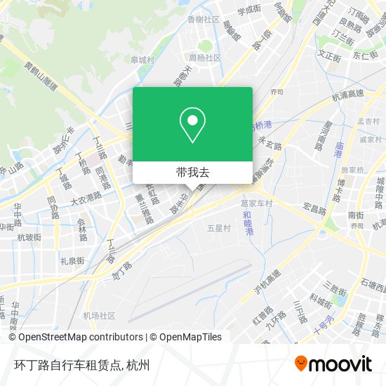 环丁路自行车租赁点地图