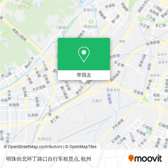 明珠街北环丁路口自行车租赁点地图