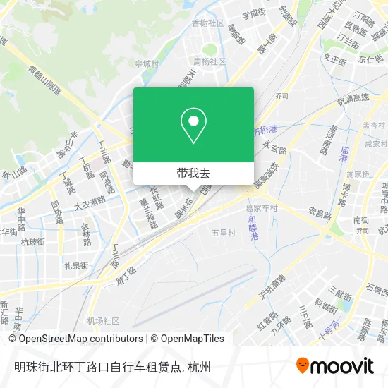 明珠街北环丁路口自行车租赁点地图