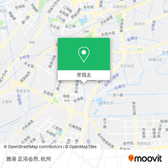 雅港 足浴会所地图