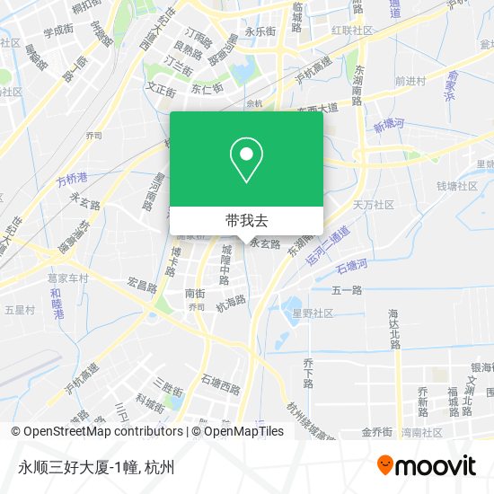 永顺三好大厦-1幢地图