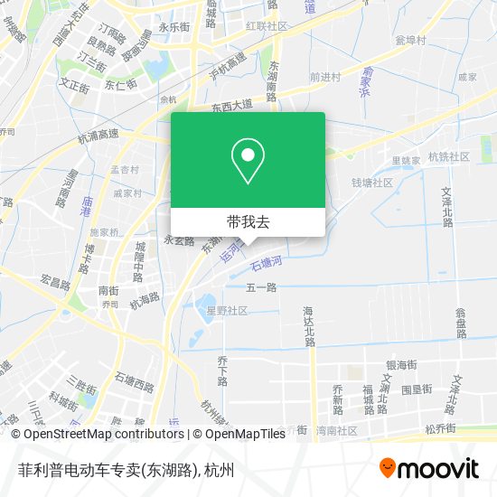 菲利普电动车专卖(东湖路)地图