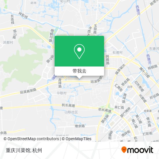 重庆川菜馆地图