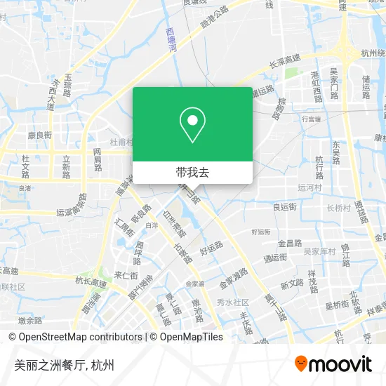 美丽之洲餐厅地图