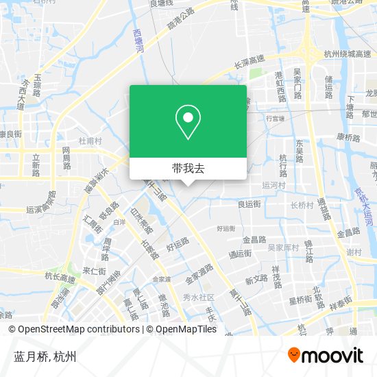 蓝月桥地图
