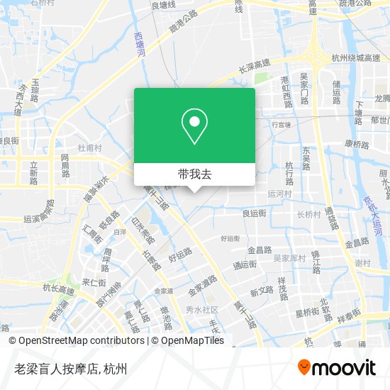 老梁盲人按摩店地图