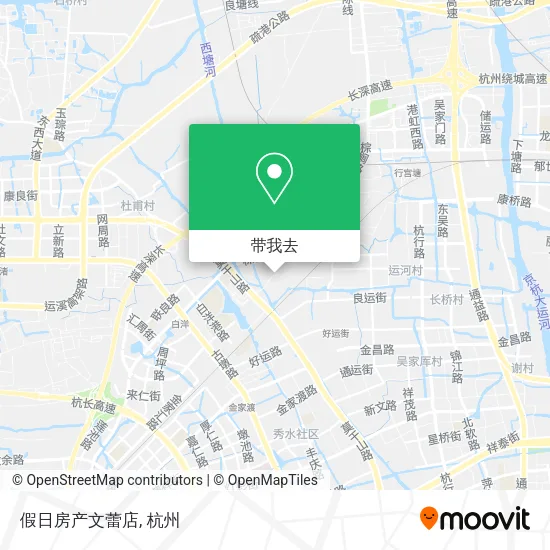 假日房产文蕾店地图