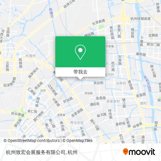 杭州致宏会展服务有限公司地图