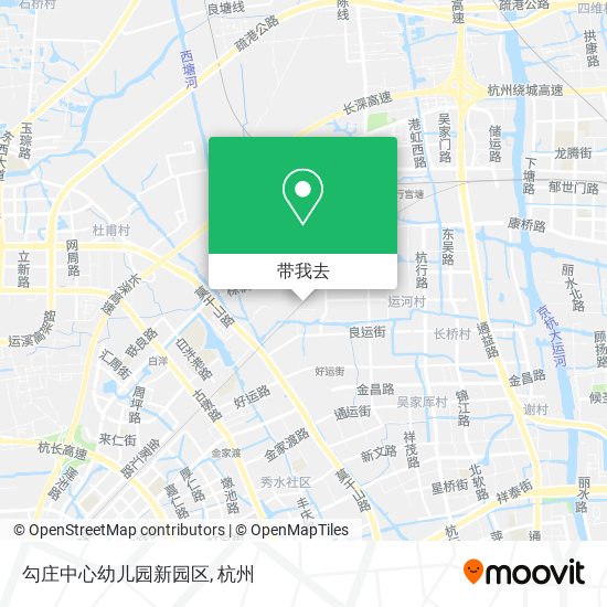 勾庄中心幼儿园新园区地图