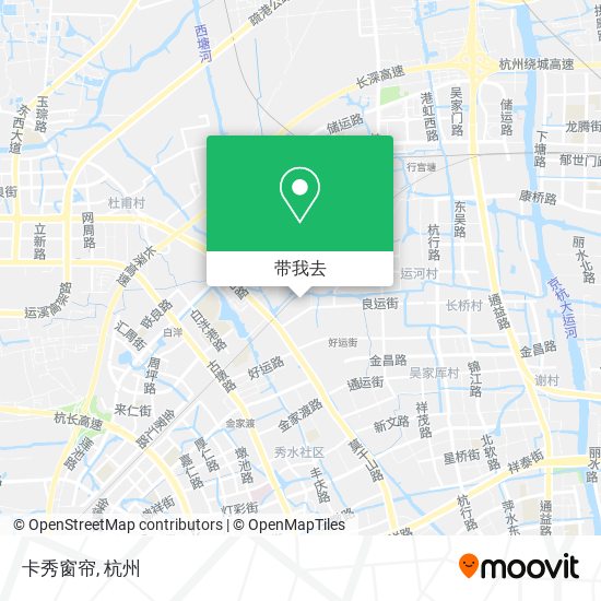 卡秀窗帘地图