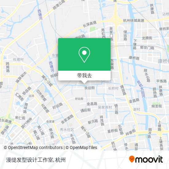 漫缇发型设计工作室地图
