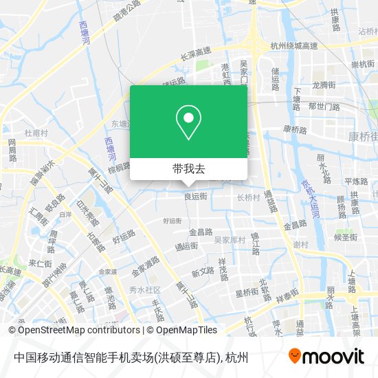 中国移动通信智能手机卖场(洪硕至尊店)地图