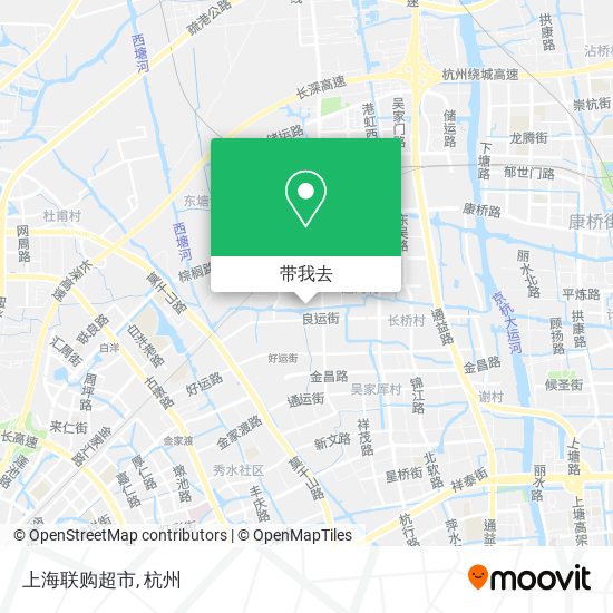 上海联购超市地图