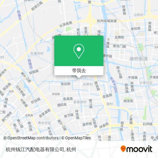 杭州钱江汽配电器有限公司地图