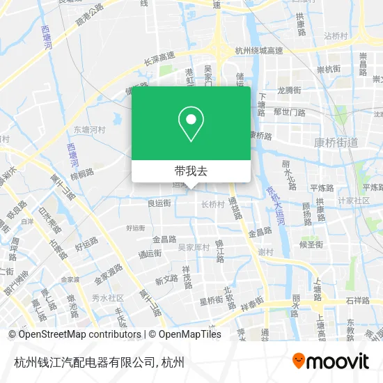 杭州钱江汽配电器有限公司地图