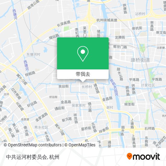 中共运河村委员会地图