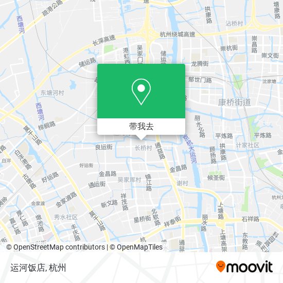 运河饭店地图
