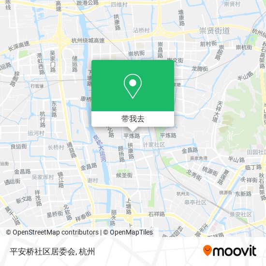 平安桥社区居委会地图