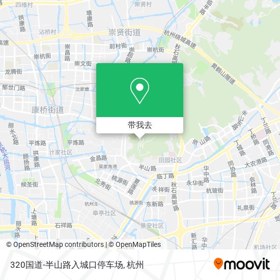 320国道-半山路入城口停车场地图