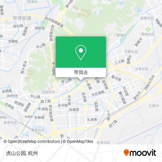 虎山公园地图