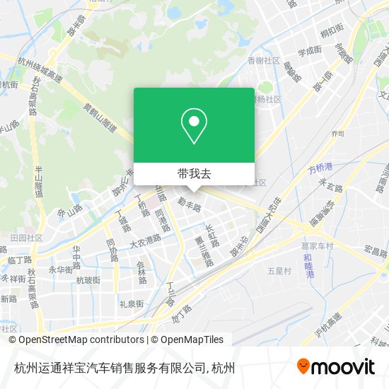 杭州运通祥宝汽车销售服务有限公司地图