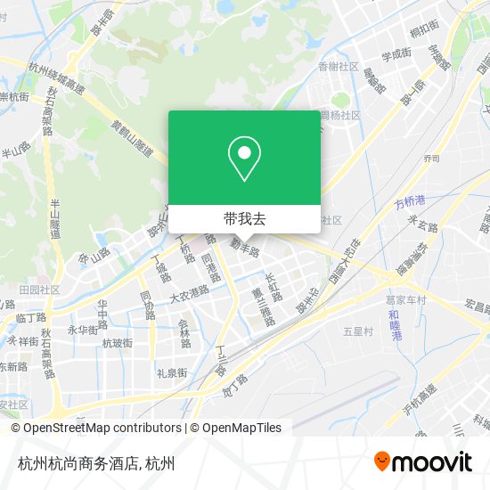 杭州杭尚商务酒店地图