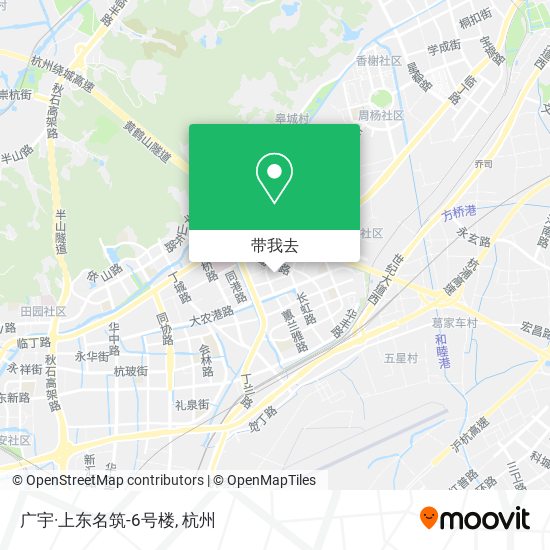 广宇·上东名筑-6号楼地图