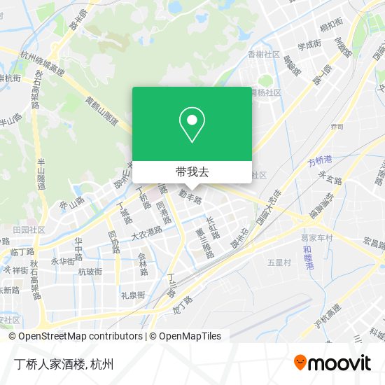 丁桥人家酒楼地图
