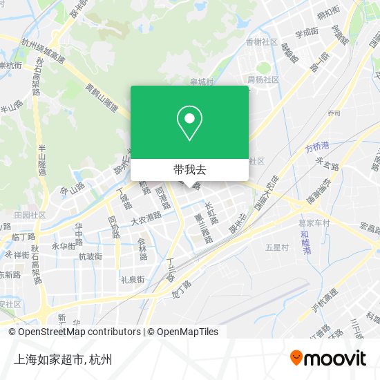 上海如家超市地图