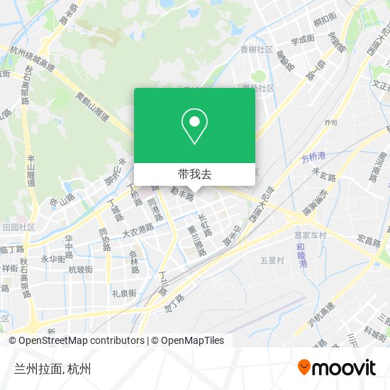 兰州拉面地图