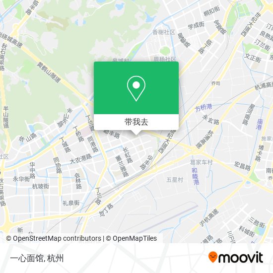 一心面馆地图