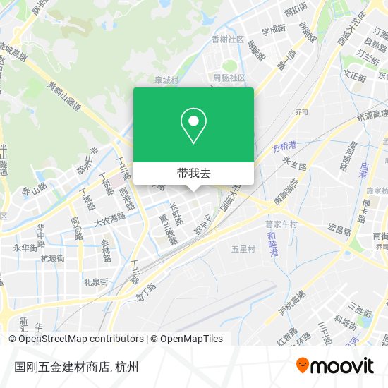 国刚五金建材商店地图