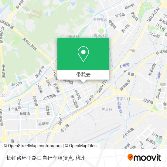 长虹路环丁路口自行车租赁点地图