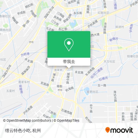 缙云特色小吃地图
