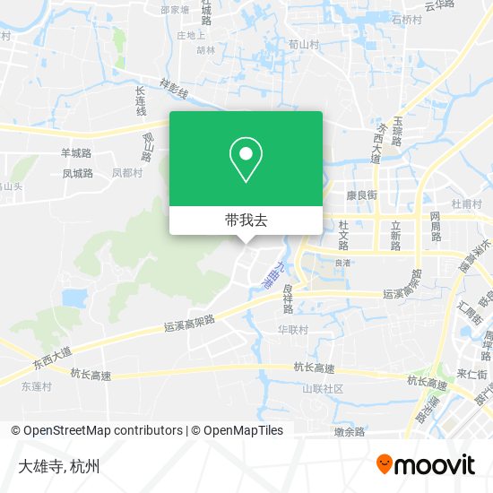 大雄寺地图